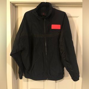 Jordan Black Windbreaker with Red Patch